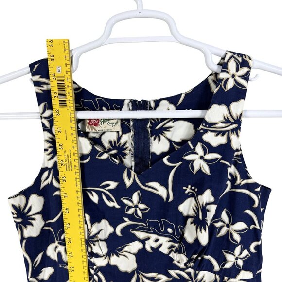 Hilo Hattie The Hawaiian Original 10 Dress Sleeveless Hibiscus Flowers Vacation - Picture 9 of 12